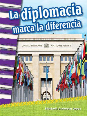 cover image of La diplomacia marca la diferencia Read-Along eBook